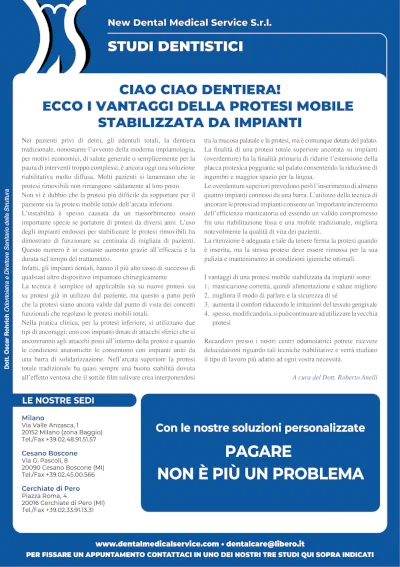 Il Corriere del Sud Ovest Milanese e New Dental Medical Service