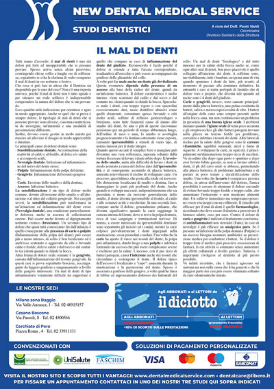 Il Corriere del Sud Ovest Milanese e New Dental Medical Service