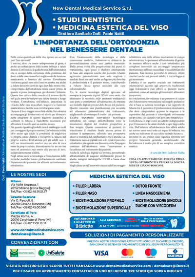 Il Corriere del Sud Ovest Milanese e New Dental Medical Service