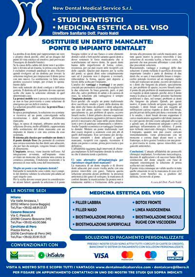 Il Corriere del Sud Ovest Milanese e New Dental Medical Service