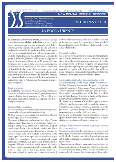 Il Corriere del Sud Ovest Milanese e New Dental Medical Service