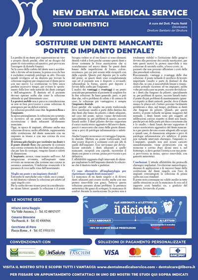 Il Corriere del Sud Ovest Milanese e New Dental Medical Service