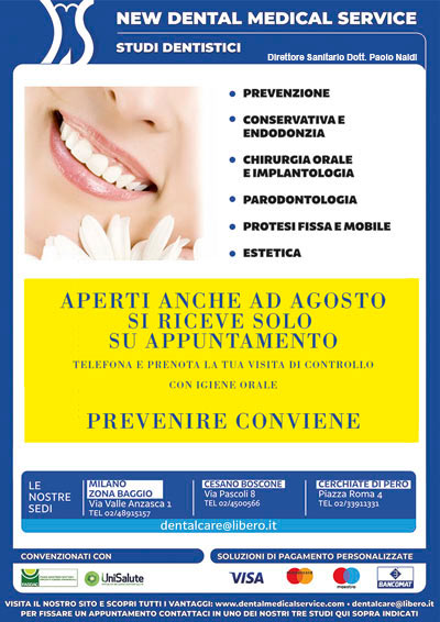 Il Corriere del Sud Ovest Milanese e New Dental Medical Service