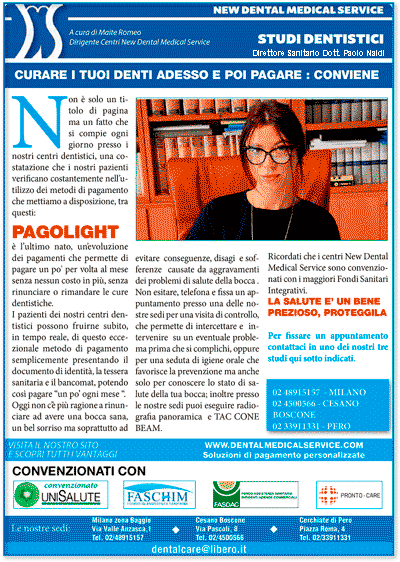 Il Corriere del Sud Ovest Milanese e New Dental Medical Service