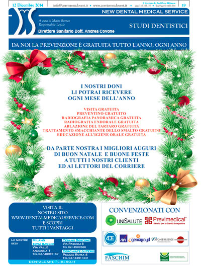 Il Corriere del Sud Ovest Milanese e New Dental Medical Service