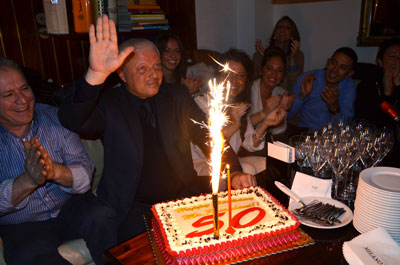 Taglio della Torta per Claudio Romeo